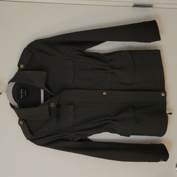 Eden SOCIETY olive military safari utility field Landgirl cinch jacket - Picture 3 of 15